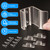 4Pack RV Sliding Mirrored Door Latch Universal Sliding Closet Door Lock with Screw and Fastener Interior Hardware for RV Motorhomes Campers