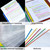 Sheet Protectors, Aipker Plastic Page Protectors for 3 Ring Binder, Heavy Duty 8.5 x 11 Paper Sheet Protector, Clear Binder Sleeves, Color Edge Document Protector for Office School (40 Pack)