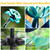 LimeHill Wind Spinner for Yard and Garden - Large Metal Windspinners for Outdoor Decorations (Blue Lotus (24 X 84 Inches))