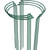 LEOBRO 24 Inch Plant Support Stakes, 6PCS Plant Stakes, Peony Cages and Supports, Garden Stakes, Plant Supports for Outdoor Plants Indoor Plants, Monstera Tomato Hydrangea Support Cage, 10" W x 24" H