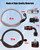 QAGGUM 25 Inch 6AN Power Steering Hose Kit Compatible with Chevy C10 LS Swap Connects GM Type 2 Power Steering Pump, Nylon Braided