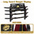 Barydat Katana Holder Sword Stand Wall Mount Samurai Sword Display Katana Rack Hanger Japanese Wakizashi Hobby Collection Gifts for Men(Loong,Black,4 Tier)