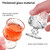 REUJIHXY 6PCS Cordial Glasses,1.7oz/50ml,Shot Glasses,shot glasses with stem/tequila shot glasses Sherry glasses Classical Style Super Cute (6, Small 1.75OZ)
