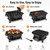 Hibachi Grill Outdoor, Portable Mini Charcoal Grill, Pre-Seasoned Cast Iron, Small Japanese Yakitori Tabletop Skillet Grill Stove for Outdoor Camping