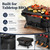 Hibachi Grill Outdoor, Portable Mini Charcoal Grill, Pre-Seasoned Cast Iron, Small Japanese Yakitori Tabletop Skillet Grill Stove for Outdoor Camping