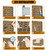 Laphivieh 130 Ft Plastic Wicker Repair Supplies, Wicker Repair Kit, Synthetic Rattan Material for Patio Chair Repair Flat Wicker Furniture Repair Replacement (Light Wood Grain)