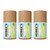 3 pack - Kobeesco Lip Balm, Lip Moisturizer, Lip Cure, Lip Balm, Nourishing Lip Treatment (Lemon)