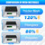 Sliding Garage Door Screen 16x7FT for 2 Car Garage Doors, Magnetic Garage Screen Door with Track Closure, Thicker 265g/㎡ Mesh, 16x7Ft Retractable Garage Door Screen(Patent has Been published)