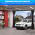 Sliding Garage Door Screen 16x7FT for 2 Car Garage Doors, Magnetic Garage Screen Door with Track Closure, Thicker 265g/㎡ Mesh, 16x7Ft Retractable Garage Door Screen(Patent has Been published)