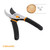 Fiskars Bypass Pruning Shears, 5/8" Cut Capacity Gardening Scissors, Self-Cleaning Sap Groove Prevents Sticking, Non-Slip Grip for Cutting Stems & Branches, Sharp Steel Blades w/ Low-Friction Coating