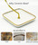 VROOMIUM Banana Holder Stand with Ceramic Base - Holds Up to 5 Pounds Bananas, Hassle-free Cleaning, Stylish and Chic Design Banana Rack - Gold