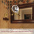 Wall Mounted Makeup Mirror with Light and Magnification, 7W Higher Brightness and Dimmable 1X/10X Double Sided Wall Magnified Mirror, Extending Vanity Mirror for Bathroom, Antique Brass Direct Wire