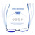 FEIVSN 3-Pack Rimless Reading Glasses For Women, Lightweight Spring Hinge Readers, Classic Elegant Artistic Eyeglasses UV 400 (Mix 2.5 Etc)