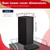 Kegerator Beer Tower Cover, Single or Double Tap Draft Tower Dust Cover, Waterproof, Tear-Resistant, Durable 600D (18*6.5*10, Black)