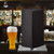 Kegerator Beer Tower Cover, Single or Double Tap Draft Tower Dust Cover, Waterproof, Tear-Resistant, Durable 600D (18*6.5*10, Black)