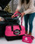 Pretty Pink Roadside Kit - Pink Emergency Kit for Teen Girls and Women - Car Accessories for Women - Durable Carry Bag with Long Jumper Cables, First Aid Kit, Emergency Tools, 5 Year Warranty