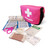 Pretty Pink Roadside Kit - Pink Emergency Kit for Teen Girls and Women - Car Accessories for Women - Durable Carry Bag with Long Jumper Cables, First Aid Kit, Emergency Tools, 5 Year Warranty