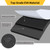 Garage Wall Protector, 2 Roll Garage Car Door Protector Bumper Guard for Car Doors Anti-Collision Waterproof Inflaming Ultra Self Adhesive EVA Foam for Warehouse (2 ROLL: 79" x 8" x 1/4")