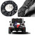 Foruidea Texas Flag Spare Tire Cover Dust-Proof Wheel Tire Cover Fit Trailer, RV, SUV and Many Vehicle (14, 15, 16, 17 Inch)