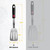Stainless Steel Spatula, Flexible Metal Slotted Turner for Cast Iron Skillet, Thin Blade and Heat Resistant Silicone Handle, Great for Egg, Cookie, Meat, Crep, Medium