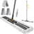 MASTERTOP Commercial Mop, 36'' Large Dust Mop,Heavy Duty Industrial Push Mops with 3 Reusable Microfibre Pads & 62'' Adjustable Handle for Home,Hotel,Mall,Warehouse