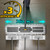 MASTERTOP Commercial Mop, 36'' Large Dust Mop,Heavy Duty Industrial Push Mops with 3 Reusable Microfibre Pads & 62'' Adjustable Handle for Home,Hotel,Mall,Warehouse