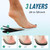 Heel Lifts for Women and Men Adjustable Shoe Lifts for Leg Length Discrepancy (Medium, 4, Count)