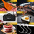 ROMANTICIST 132PC Professional Griddle Accessories Kit - Heavy Duty Stainless Steel Grill Spatula Set for Grill Griddle Hibachi Flat Top Outdoor Cooking - Great Grill Gift on Birthday Wedding