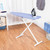 Ironing Board Full Size; Made in USA by Seymour Home Products (Solid Blue) Bundle Includes Cover + Pad | Iron Board w/Steel T-Legs Adjustable from Tabletop up to 36" High
