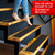 Grip Tape - Heavy Duty Anti Slip Tape for Stairs Outdoor/Indoor Waterproof 8Inch x 35Ft Safety Non Skid Roll for Stair Steps Ramp Traction Tread Staircases Grips Adhesive Non Slip Strips Walk Black