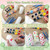 MTLEE 48 Pcs DIY Candle Painting Kit Include White Candles Colorful Acrylic Paint Strips and Paintbrushes for Crafts Making Wedding Birthday Party Centerpiece (Pillar)