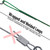 Alwonder 50-Pack Fishing Leaders, Fish Line Stainless Steel Wire with Swivel Snap, High-Strength 30LB Hi-Low Rig Fishing Wire Leader Fishing Tackle Gear Connector for Lures Baits Rigs Hooks Green 10IN