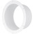 Vent Systems 5" Inch White Air Vent Duct Connector Flange - HVAC Plastic Vent Pipe Adapter with Mounting Plate - Round Straight Wall Mount Plate for Home Exhaust Fan, Bathroom, Kitchen Ventilation