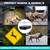 Deer Whistles for Car - Deer Horn for Vehicles, Trunks, Motorcycle, SUV, Deer deterrent Warning Devices Animal Alert for Cars with Extra Tapes（2 Pack）
