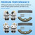 M MATI Front Brake Wheel Cylinders Left&Right All Four with Shoes for Honda TRX400 FW Fourtrax Foreman 1999-2003 TRX450 Fourtrax Foreman 1998-2004