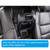 Rifoda Center Console Armrest Cover for 2015-2022 Chevy Colorado/GMC Canyon Accessories Arm Rest Box Pad Console Lid Protection Saver (Black with Red Stitchings)