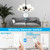 Sunmerit Wireless Dimmer Switch, 2 Remote Light Switch and 2 Receiver kit, Work with Alexa Voice Control, Single Pole Smart Wall Switch Lighting Fixture for Dimmable Bulbs Ceiling Lamps, ETL Listed