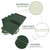 RETON 10 Pack Waterproof Notebook, 3 x 5 Inches Waterproof Pocket Notepad, All-Weather Top Spiral Memo Steno Pads with Grid, Write in the Rain Notebook for Outdoor Activity Recording (Army Green)