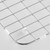 CIPOTAL 25.1 in. x 12.5 in. Rear Drain Kitchen Sink Bottom Grid with Supersoft Silicone Feet in 304 Grade Stainless Steel