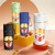 PONDI Glass USB-C Portable Blender - 8-Blade Cordless Smoothie Maker & Protein Mixer for Travel, Gym & Office -15oz/450ml (Blue)