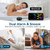 Netzu Loud Alarm Clock for Heavy Sleepers, Plug-in RGB Vibrating Alarm Clocks with Bed Shaker, 5 Dimmers, 2 Alarms and Snooze for Bedrooms Hearing Impaired Deaf Adults (Black)