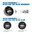 Runleader 12V to 48V Digital LED Battery Capacity Monitor, Hours Volt Meter Gauge - Suitable for Battery Lead-Acid LiFePO4 Trojian Gel AGM,Works on Golf Club Forklift Go Kart RV Trailer Stacker.