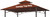 OLILAWN Grill Gazebo Replacement Canopy Roof, 5' x 8' Outdoor BBQ Gazebo Canopy Top Cover, Double Tired Grill Shelter Cover with Durable Polyester Fabric, Fit for Model L-GG001PST-F, Burgundy