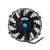 BLACKHORSE-RACING 7" Electric Radiator Cooling Fan w/ & Thermostat Relay & Mounting Kits(2 Pcs)
