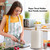 Gold Paper Towel Holder Countertop, with Weighted Marble Base for One-Handed Operation, No Wobbly (Marble Base, Gold)