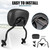 DSISIMO Motorcycle Passenger Backrest Sissy Bar Compatible with for Harley FLRT Freewheeler 2015-2025 Road Glide 3 FLTRT 2023-2025 Detachable Rear Sissy Bar Backrest