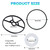 AQDD Spider Gasket Kit Pool Sand Filter Valve Seal Gasket Parts Replacement for Hayward Sp0714t Vari-Flo XL Valve and SPX0714CA O-Rings Gasket