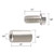 Standoff Screws for Wall Mount Acrylic Picture Frame Hardware 1/2" x 1" Aluminum Silver Finish Nails for Acrylic Glass Sign Holder 4 Pcs