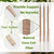 Supoice Moss Pole 63 Inch Moss pole Monstera Plant Support Bendable Moss Pole for Climbing Plants Indoor Coir Plant Pole Sticks, Brown