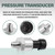 OTUAYAUTO 100 Psi Pressure Transducer Sender Sensor - 1/8" -27 NPT 27 NPT Thread Stainless for Oil Fuel Air Water Pressure with Harness